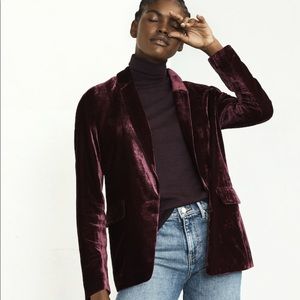 Banana Republic Velvet Soft Blazer
